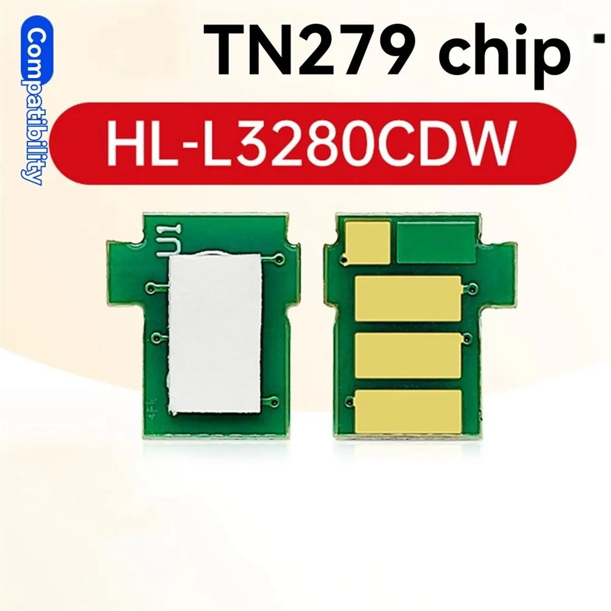 Juego de chips de tóner MEA TN279, 4 Uds., 1,2 K/1K, para suministros de impresora HL-L3280CDW