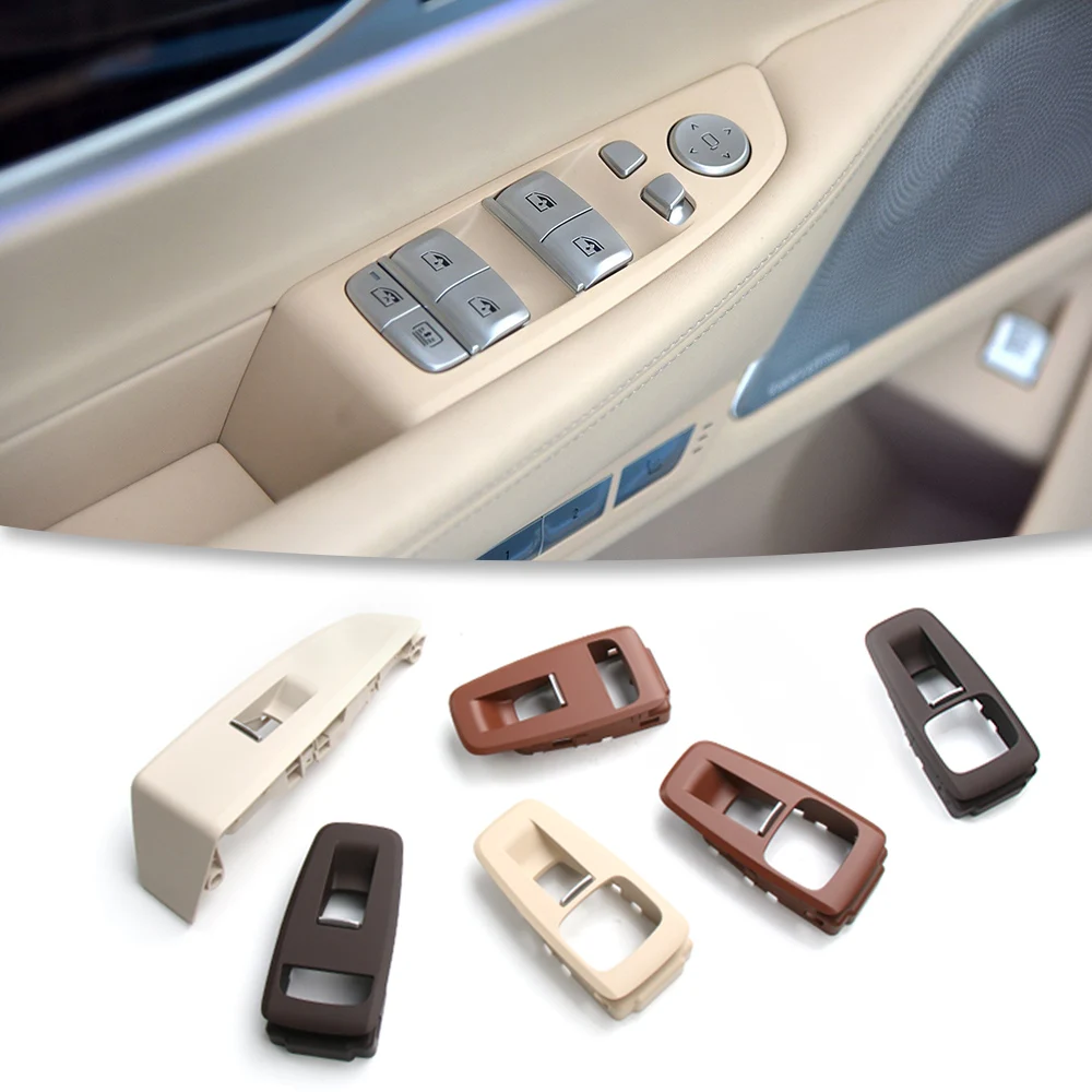 

LHD Multiple Colours Car Front Left Right Window Lifter Switch Outer Frame Panel Cover For BMW 7 Series G12 2015-2023