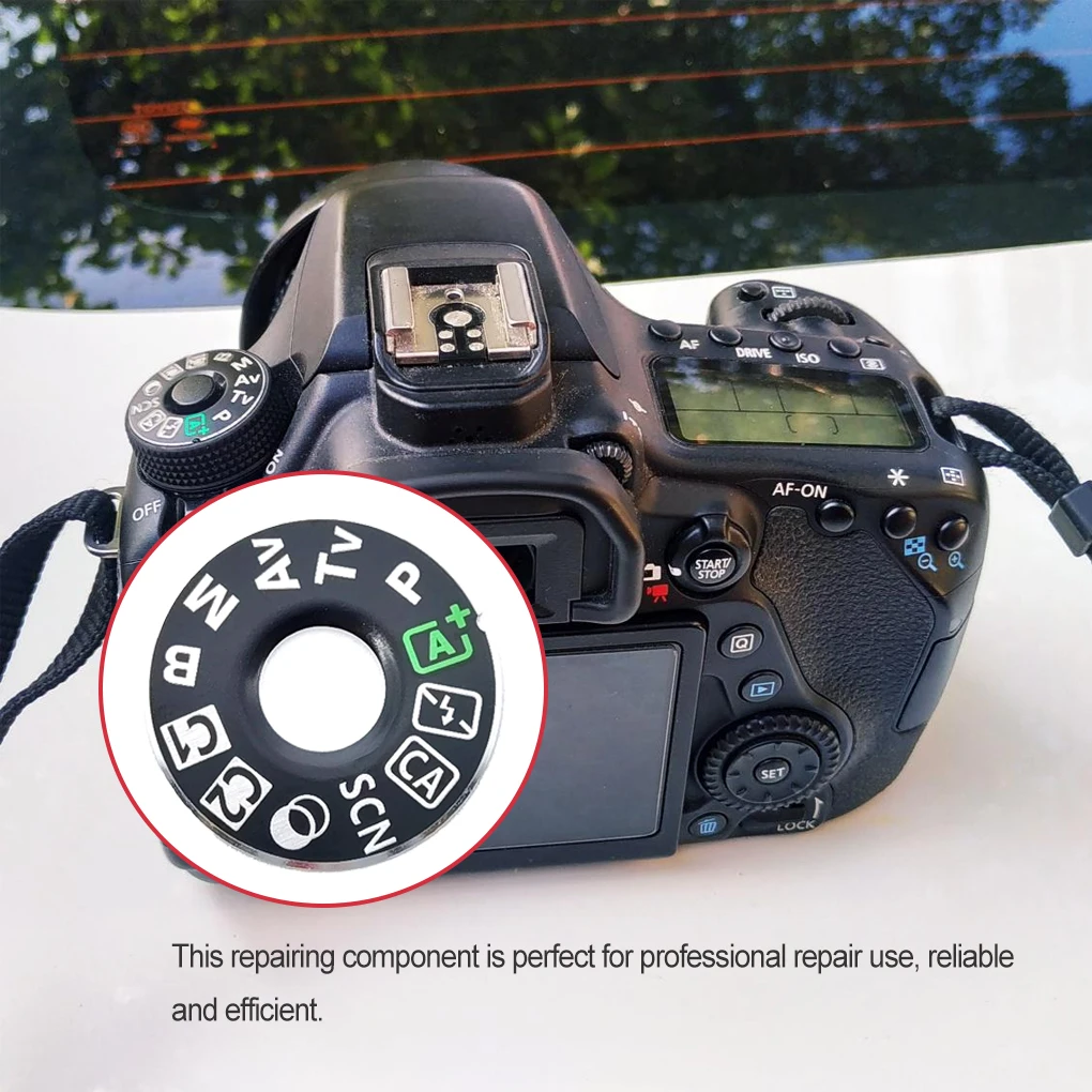 Dial Mode Patch Kit Professional Exterior Control Parts Camera Accessory Simple Metal Interface Pad Set Replacement for 80D