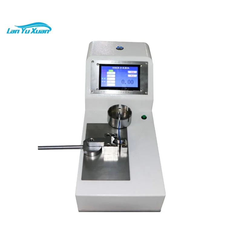 

Electric terminal tension tester testing the pull out force of various wiring harness and terminals connector