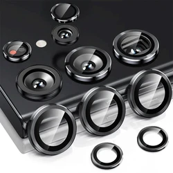 Camera Lens Protector Glass For Samsung Galaxy S24 Ultra S23 Plus S23+ S24 FE Full Cover Lens Metal Protector Ring Camera Film