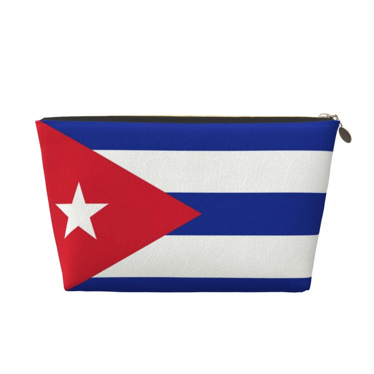 Custom Flag Of Cuba Toiletry Bag for Women Cuban Patriotic Makeup Cosmetic Organizer Ladies Beauty Storage Dopp Kit Box