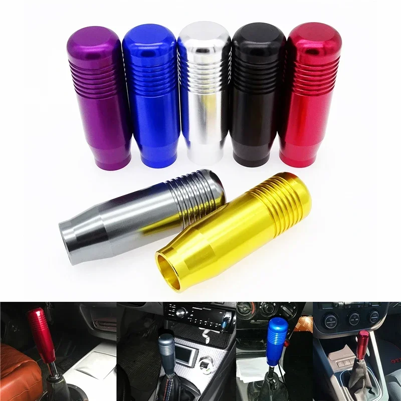 Universal Manual Car Gear Shift Knob Aluminum Alloy 85mm Gear Lever Head for Manual Transmission Cars Auto Accessories