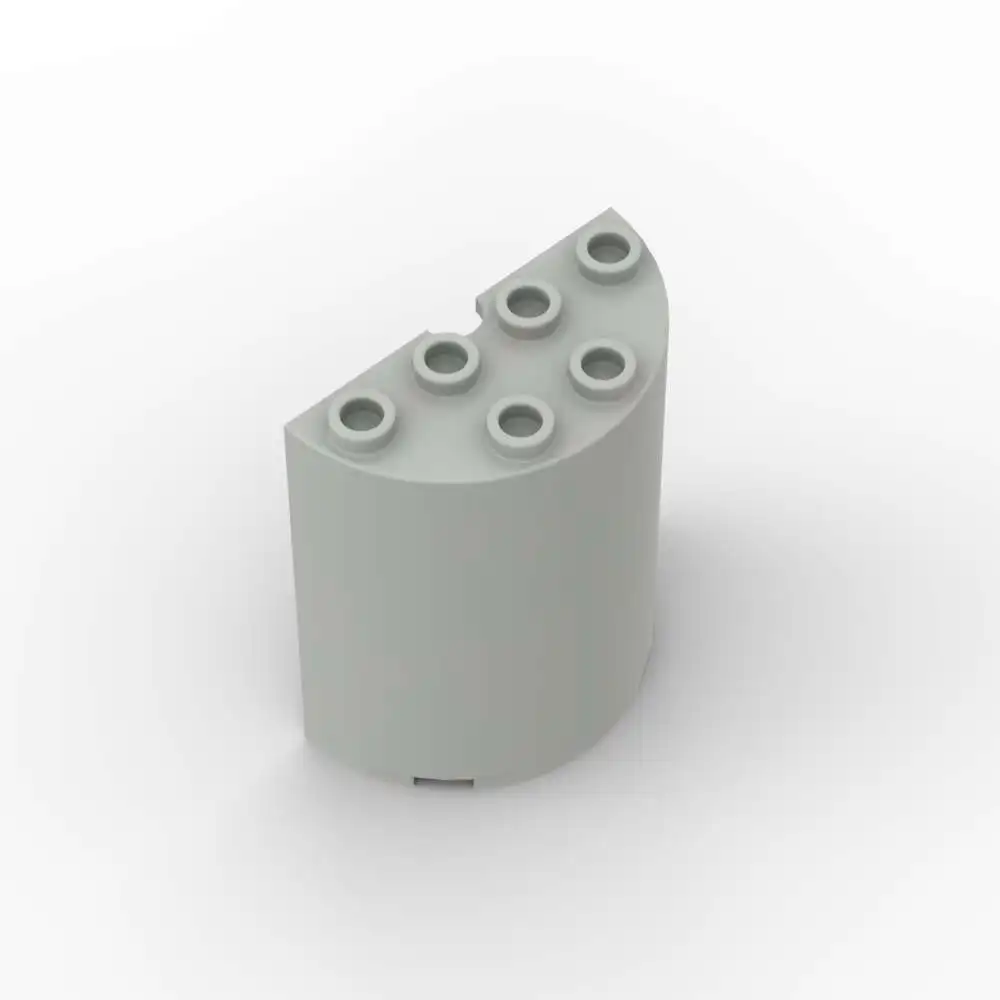 MOC 1個 6259 20430 積み重ね可能な交換用6218ブロックシリンダーハーフ2x4x4ビルディングブロック変換玩具大人男の子ホリデーギフト