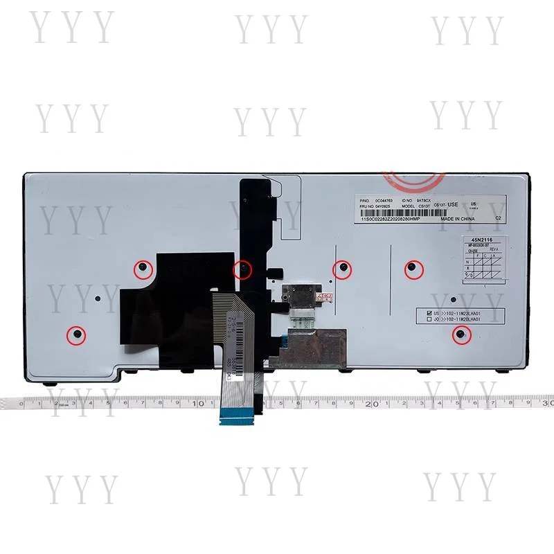 Y+ US Keyboard with Backlit Pointer for Lenovo Thinkpad T450 T460 T450S