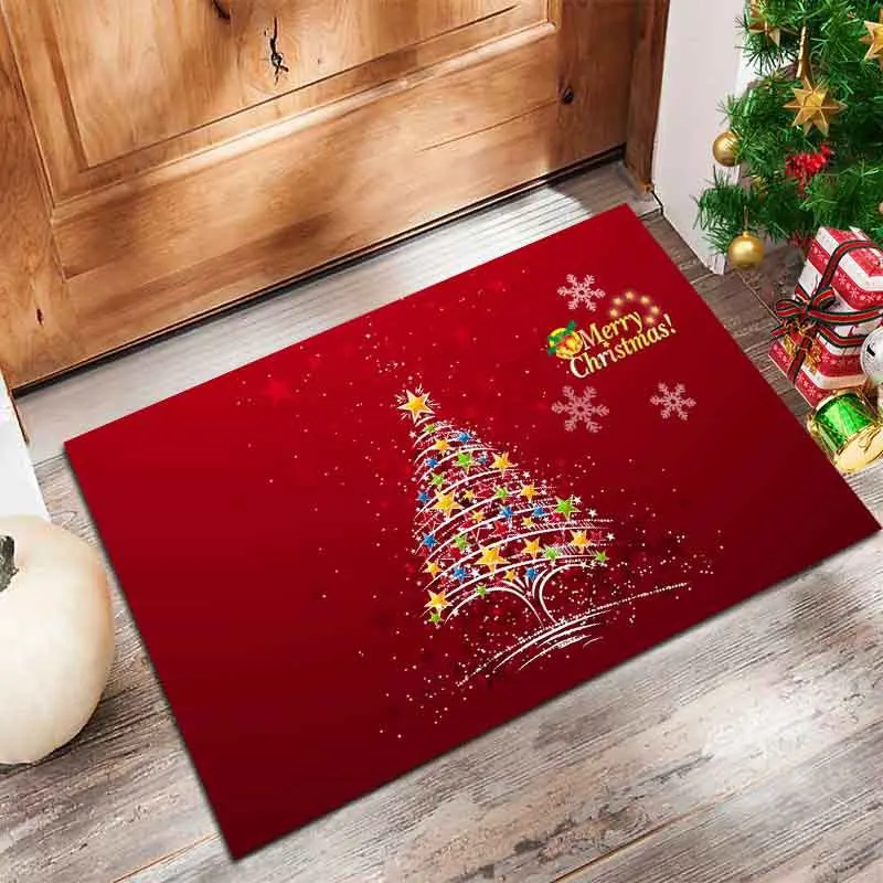 

Dreamlike Christmas Tree Carpets for Home Living Room,Bedroom,New Year Decoration,Bedside,Sofa,Floor,Door Mat,Non-Slip Area Rugs