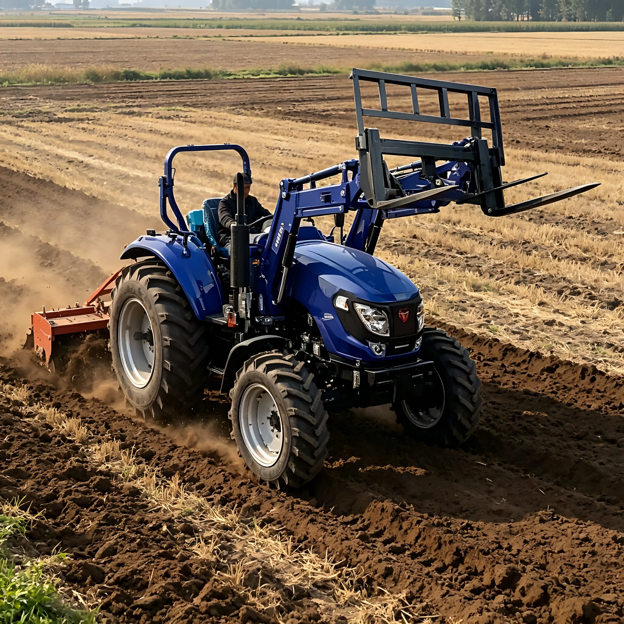 4x4トラクター(ローダーとバックホー付き)、農業機械・設備 - Tractor Backhoe のレビューと価格