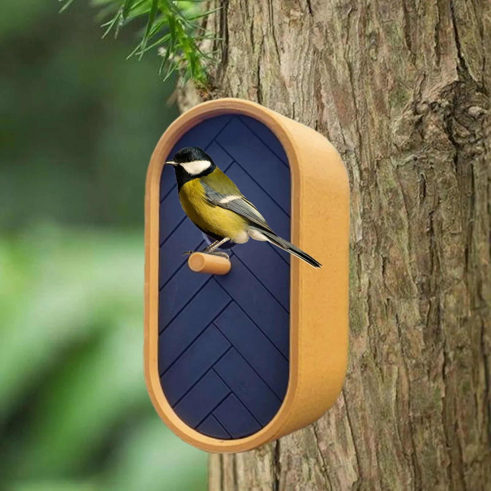 

Modern Bird House Bird House Small House Style Bird House 3D Printing Hummingbird House Hanging Nesting Box For Wild Birds