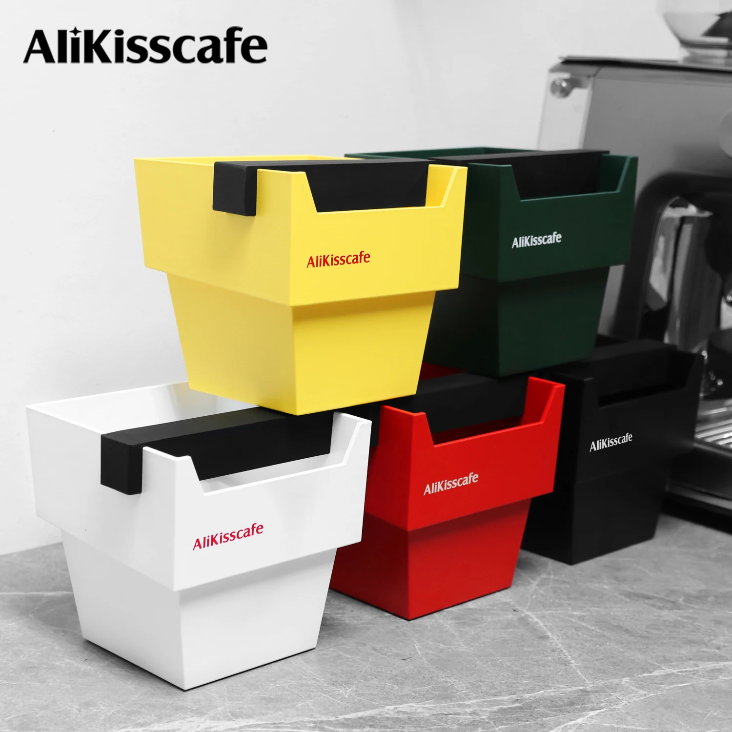 

AliKisscafe Coffee Knock Box Grind Grounds Container Dump Waste Bin Bar Home Cafe Barista Tools Espresso Machine Accessories