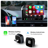 Wireless 2 in1 Carplay Adapter for Android iPhone Auto Wired to Wireless AI Box USB Connection For Volvo Benz Mg Kia Chery VW