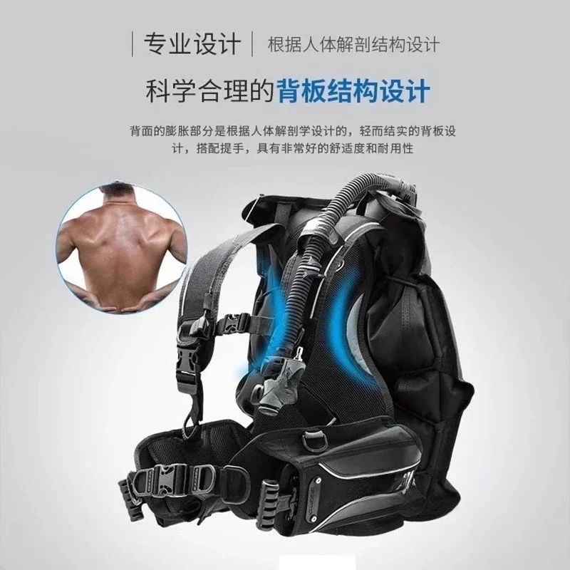 Scuba diving equipment full set of deep diving breathing apparatus buoyancy vest
