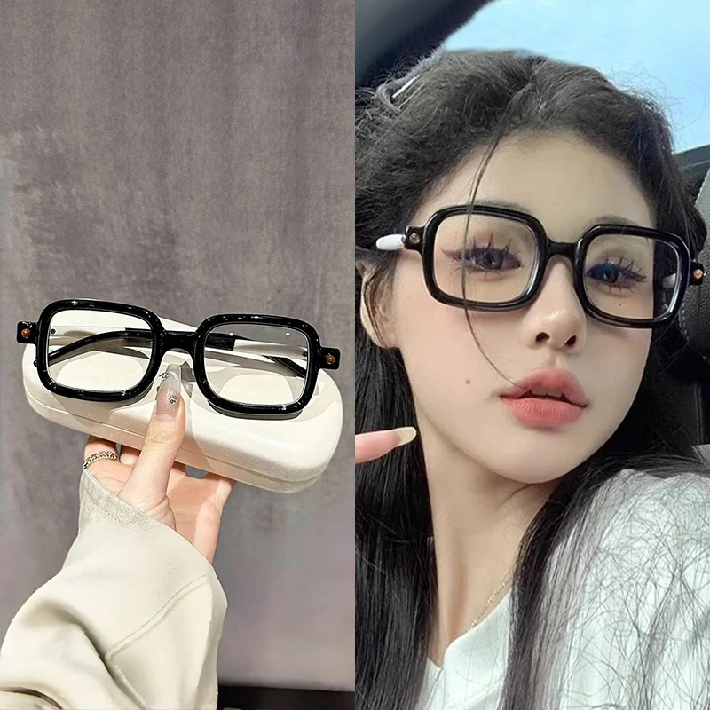 【Nice】Anti Blue Light Reading Glasses Women Men Fashion Vintage Eyewear Presbyopia Hyperopia Female Reading Eyeglasses