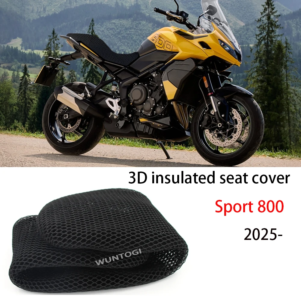 

New For TIGER Sport800 Motorcycle 3D Airflow Seat Cover For Tiger Sport 800 2025 Seat Protect Cushion Heat Protection Seat Cover
