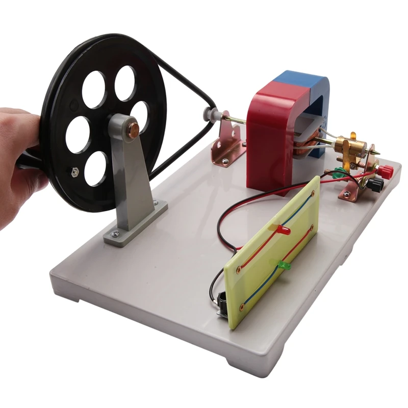 Imagem -05 - Mão ac e dc Crank Generator Model Demonstração Motor Activity Model Equipamento Experimental do Dispositivo