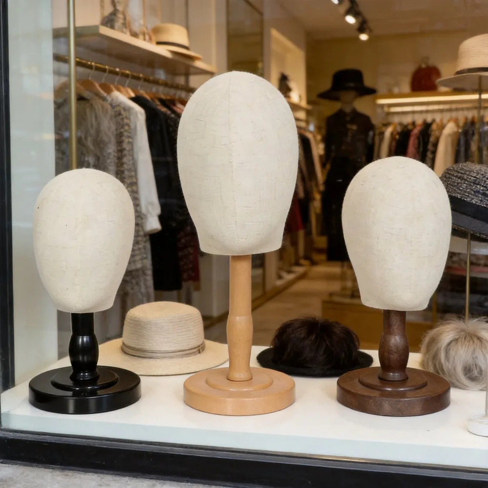 espositore-per-testa-di-manichino-supporto-per-parrucche-e-cappelli-modello-femminile-in-lino-e-schiuma-con-base-in-legno-per-vetrine-di-negozi