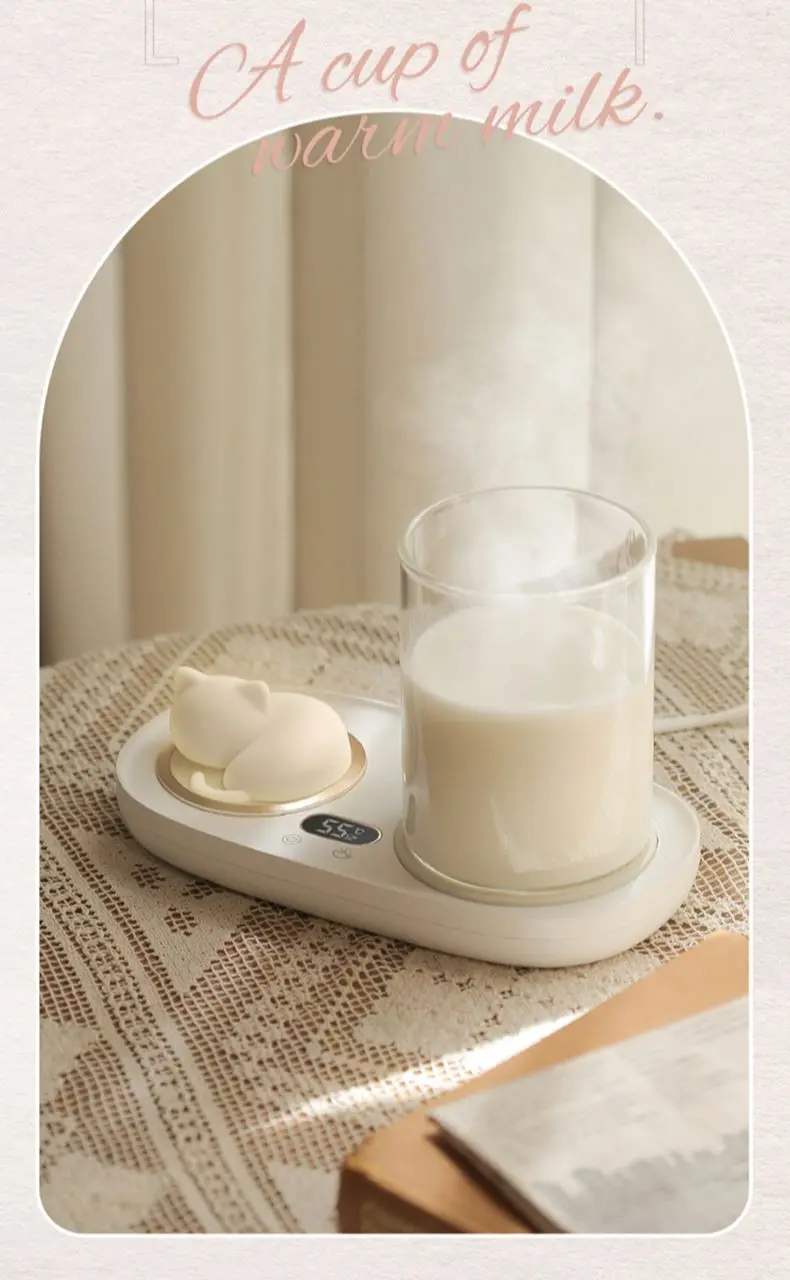 3 scaldino scaldino sottobicchiere promemoria acqua intelligente muto riscaldatore tazza a risparmio energetico spegnimento automatico