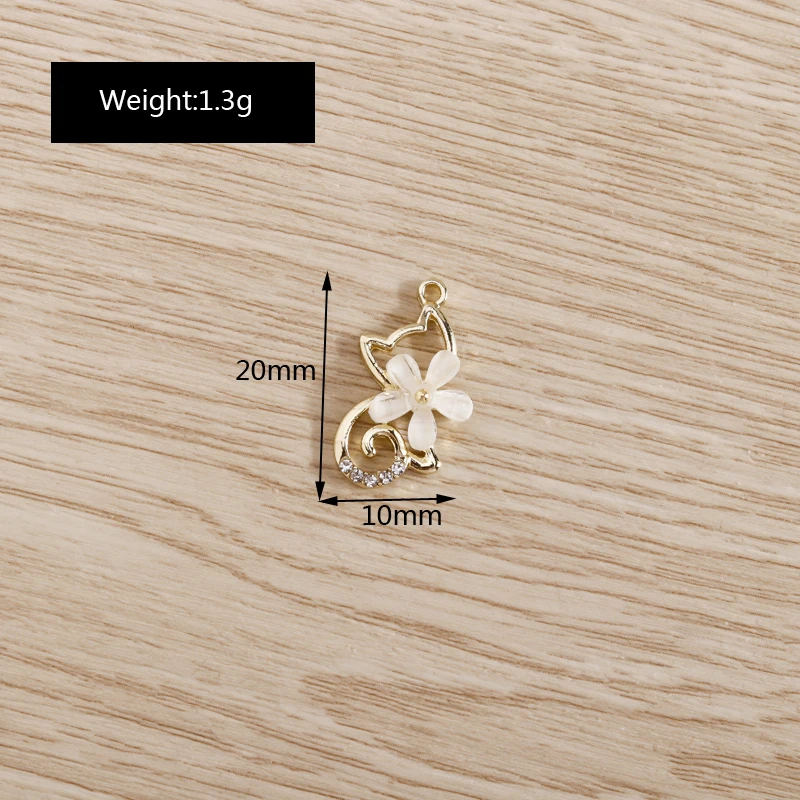 5 Stück 12 x 13 mm niedliche Perlen-Bowknot-Charms für Schmuckherstellung, Damenmode, Tropfen-Ohrringe, Anhänger, Halsketten, DIY-Armband, Basteln, Geschenk – Detail 7