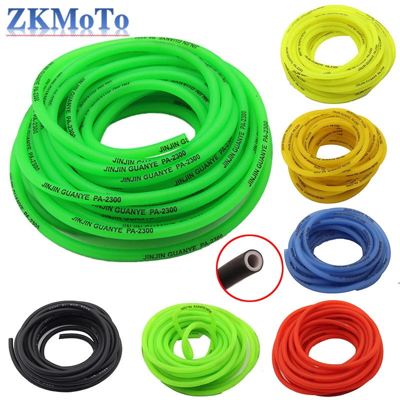 1M Motorcycle Fuel Filter Motorbike Dirt Hose Line Petrol Pipe Fuel Gas Oil Tube Cafe Racer Colorful Universal Motorcycle Parts