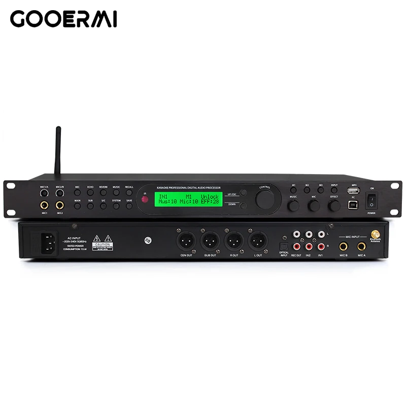 

Audio Processor Dj Equipment Professional Audio Equalizer Audio Systems For Karaoke Home Ktv