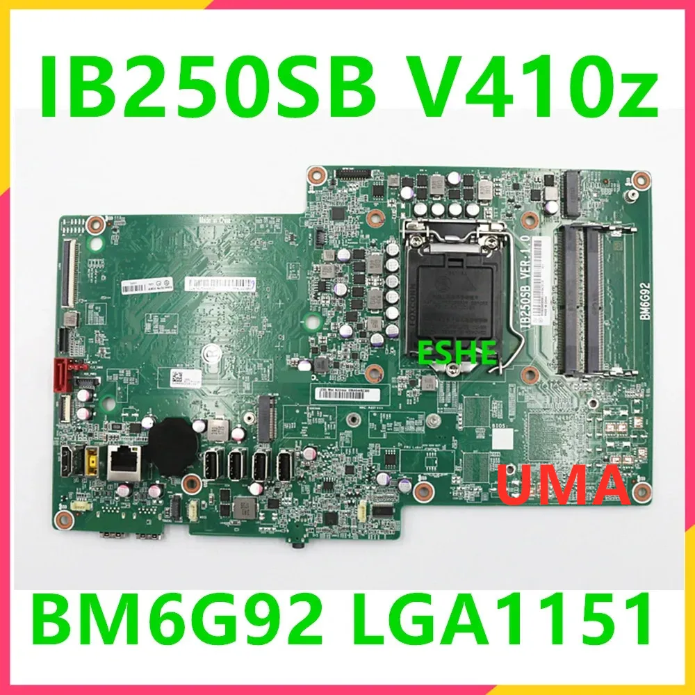 

01LM192 01LM191 For Lenovo S4250 V410z Desktop Motherboard BM6G92 LGA1151 DDR4 IB250SB VER:1.0 100% Tested Fully Work