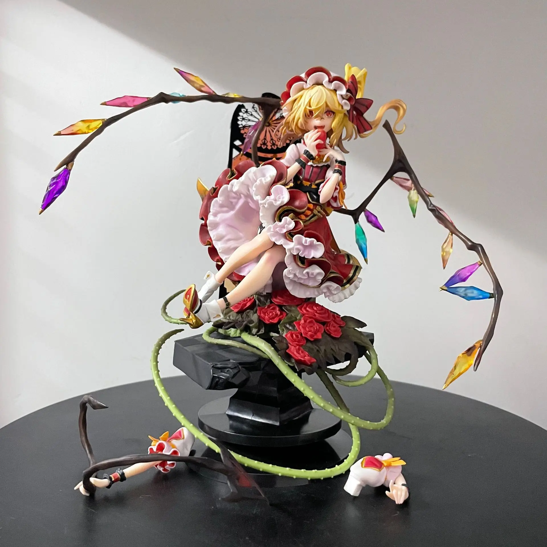 

23 см Фигурка Touhou Project Фландр Скарлет GK из ПВХ, аниме-модель, коллекционная игрушка, украшение для стола, подарок