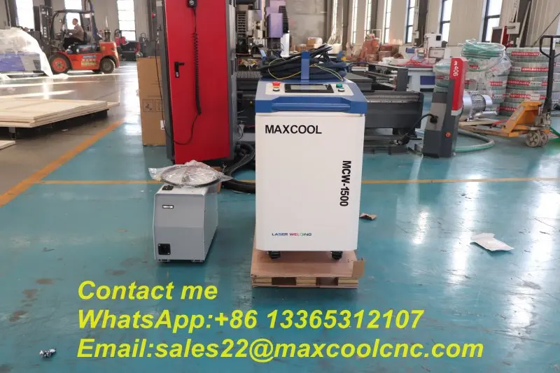 

Maxcool 2000w 3kw 1.5kw Hanwei Double Pendulum System 3 in 1 Fiber Laser Cleaning Machine Welder Cutter