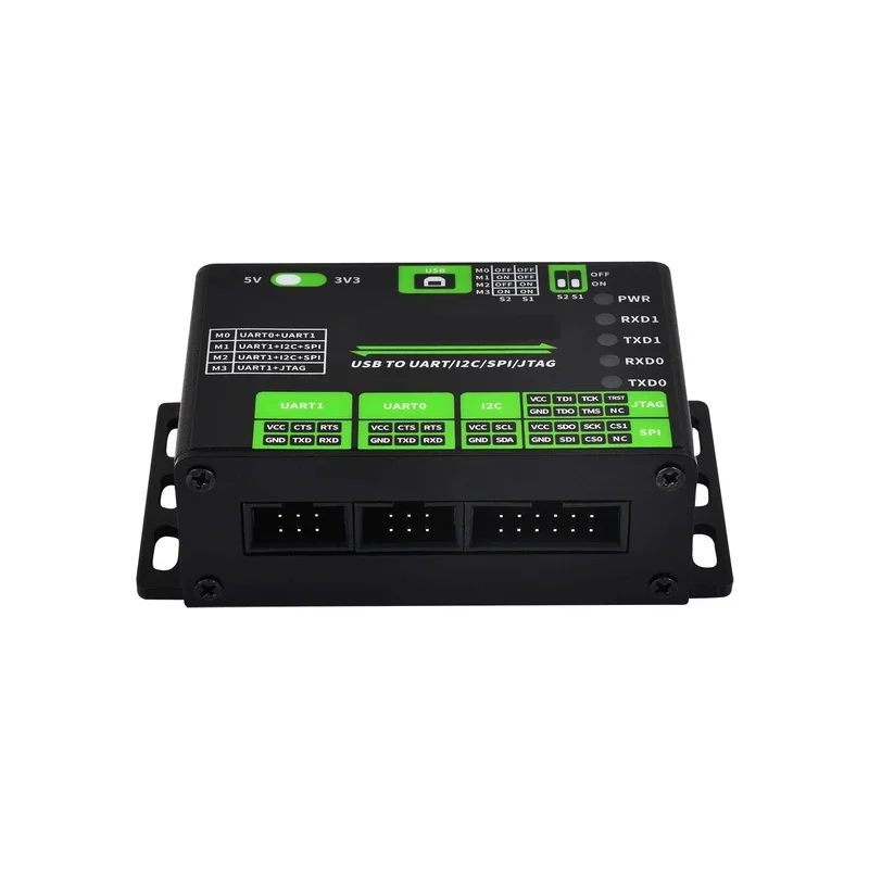 USB To UART/I2C/SPI/JTAG Converter, Supports Multiple Interfaces, Compatible With 3.3V And 5V, Multiple Circuits