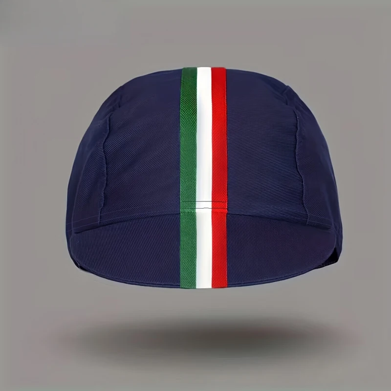Italian Print Classical Cycling Cap Quick-Drying Breathable Sports Outdoor Ride Unisex Adjustable UV Protection Sun Hat