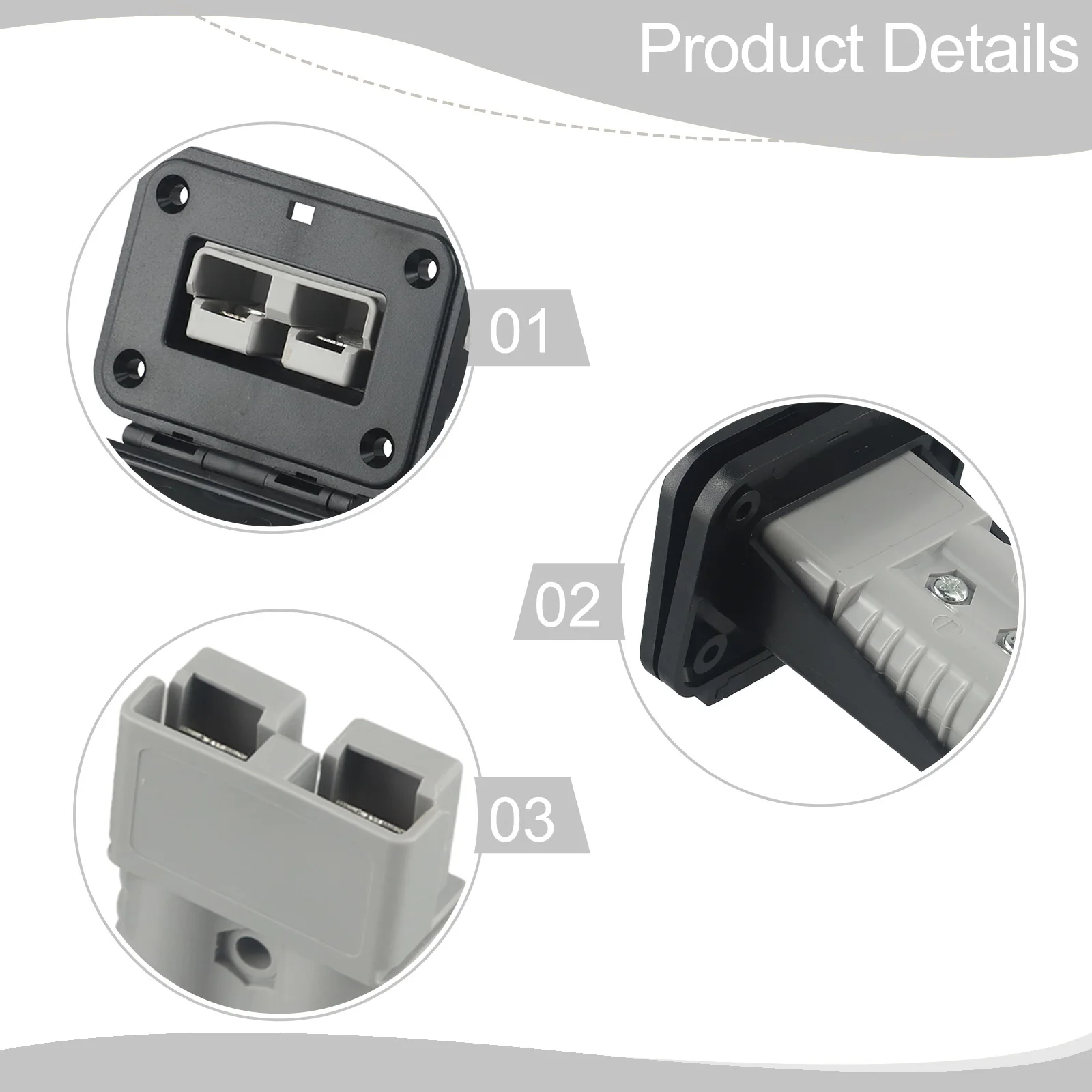 120A Andersons Plugss Flush Mount Bracket Panel Bracket With Cover Handle Electrical Equipment Supplies Board Bracket Yacht