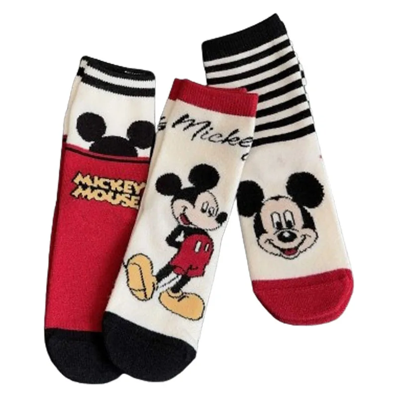 

3 шт. для носков с Минни Маус, летние сетчатые дышащие носки для мальчиков, забавные носки с героями мультфильмов, кавайные носки для девочек