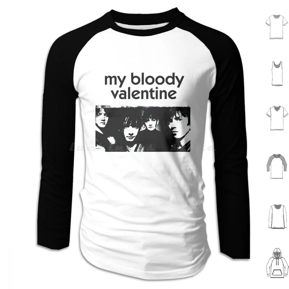 My Bloody Valentine Hoodie Cotton Long Sleeve Mbv Shoegaze Slowdive Ringodeathstarr