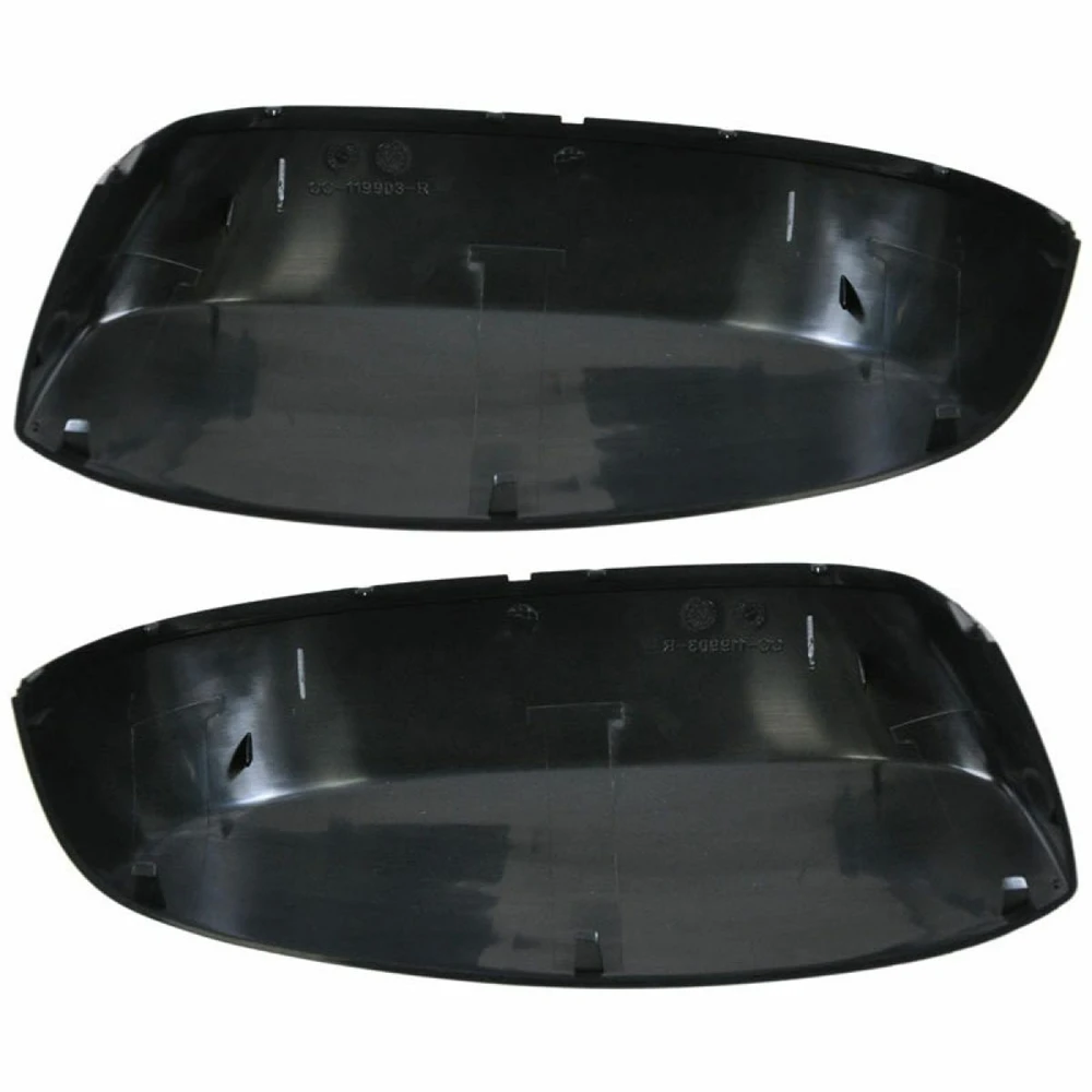 ​Smooth Black Side Mirror Cap Pair Set for Tahoe Silverado Sierra Pickup25788157