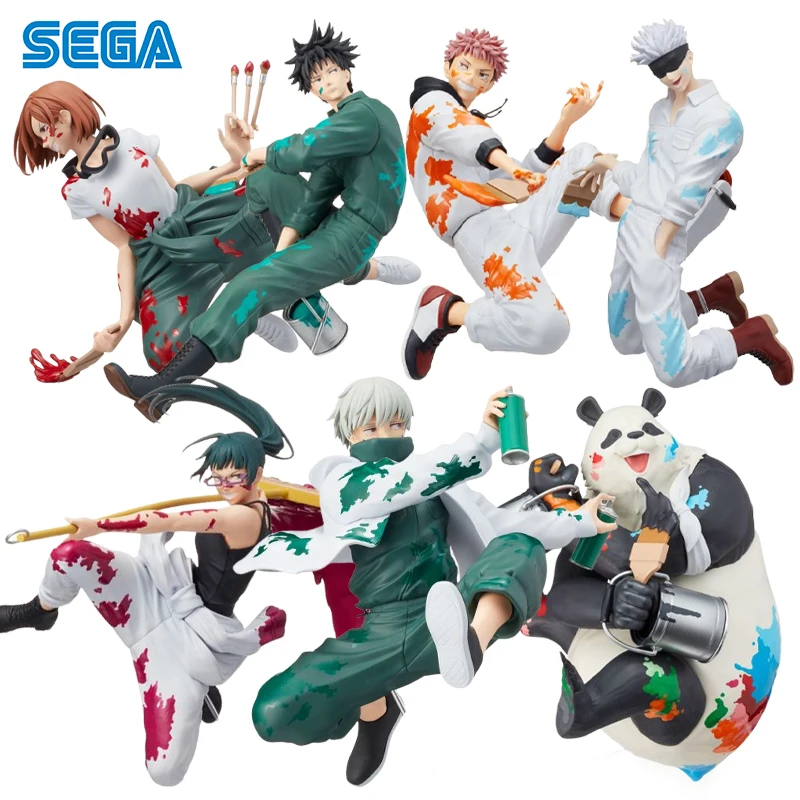 

Original SEGA Jujutsu Kaisen Satoru Gojo Fushiguro Megumi Itadori Yuji Anime Figure Collectible Model Statuette Ornament Gifts