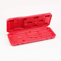 Digital Caliper Box for 0-150mm Red Blow Molding Durable Lightweight Plastic Tool Box Measuring Vernier Gauge Storage Container