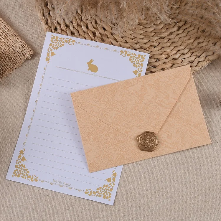 10pcs/pack 16.5x11cm Thick Paper Envelopes for Birthday Business Vintage Wedding Greeting Cards Storage Envelope Red Brown Color