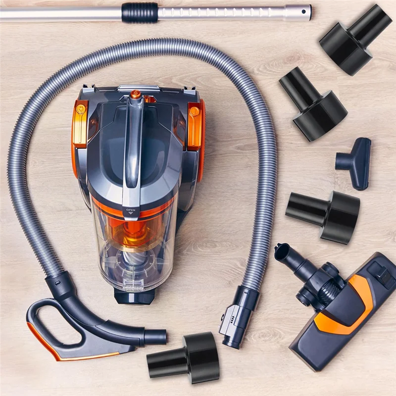 -A14E 5 قطع WS25011A 2-1/2 بوصة إلى 1-1/4 بوصة محولات خرطوم مكنسة كهربائية عالمية محول مكنسة كهربائية جافة ورطبة ، محول مكنسة كهربائية