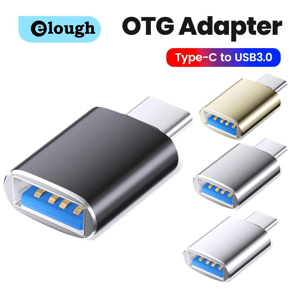 USB3.0 To Type C OTG Adapter Type C Male To USB 3.0 Female Fast Charging Converter for Mobile Phones Tablet Computer Connector