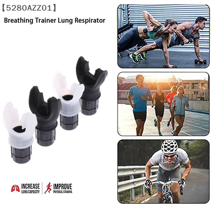 مدرب التنفس المحمول سعة الرئة مدرب التنفس في البطن قابل للتعديل المقاومة في الهواء الطلق أداة تمرين انتهاء الصلاحية