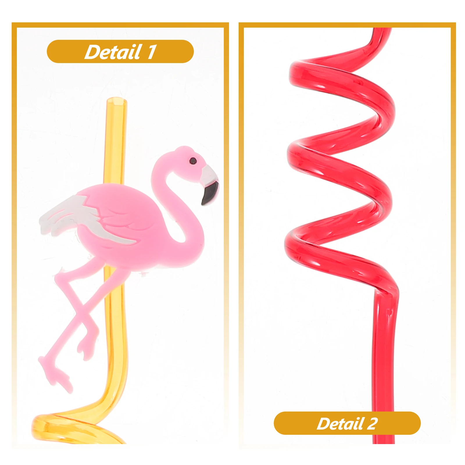 

4pcs Firefly Bird Drinking Reusable Cartoon For Birthday Festival Party Decorative Beverage Straws Twisted Straws Milk Tea Juice