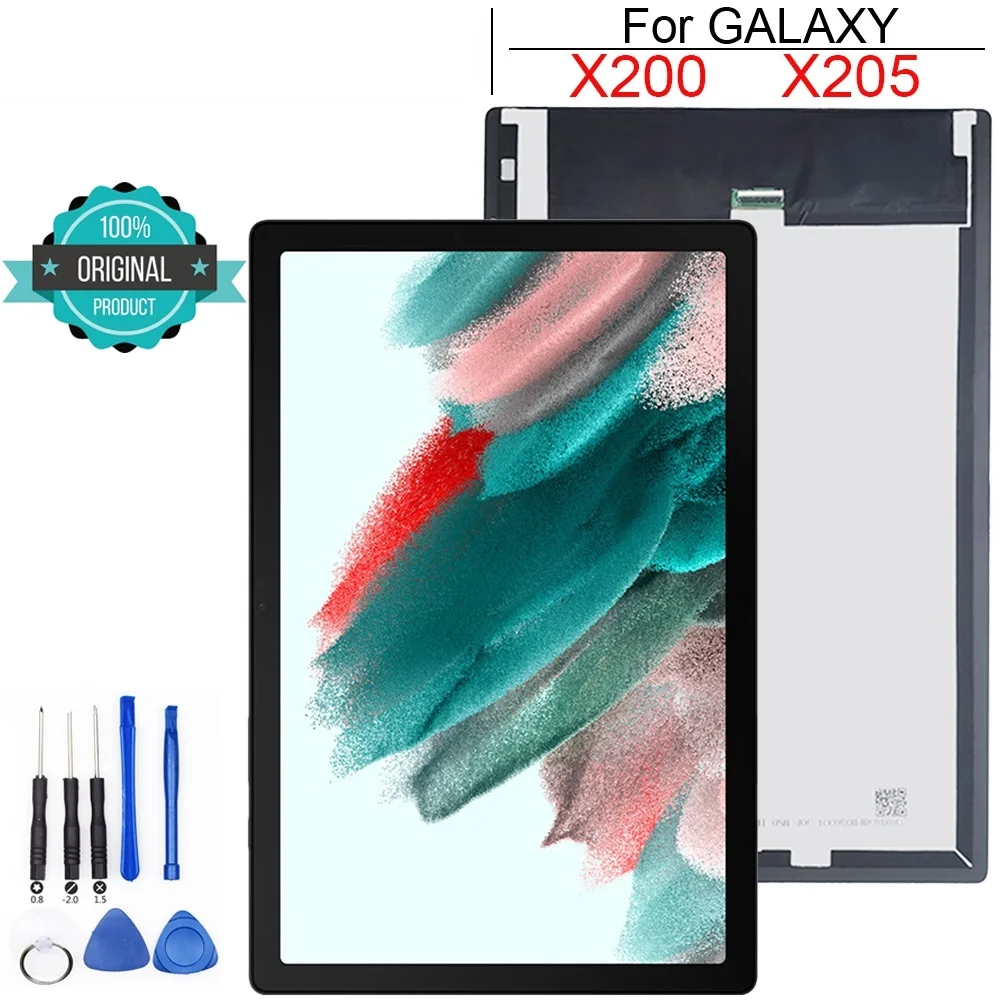 Новый оригинальный ЖК-дисплей для Samsung Galaxy Tab A8 10,5 (2021) SM-X200 SM-X205 с сенсорным экраном и дигитайзером