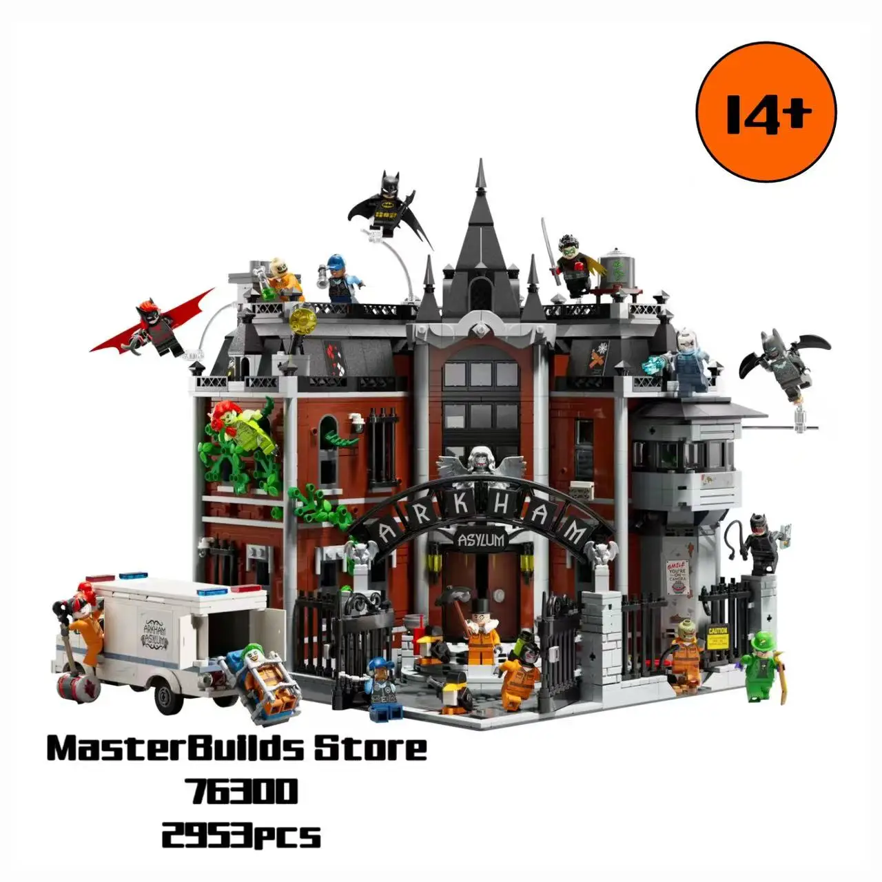 Nuevo juego de asilo Arkham serie Hero 76300, Halloween, regalo de Navidad, regalo de cumpleaños