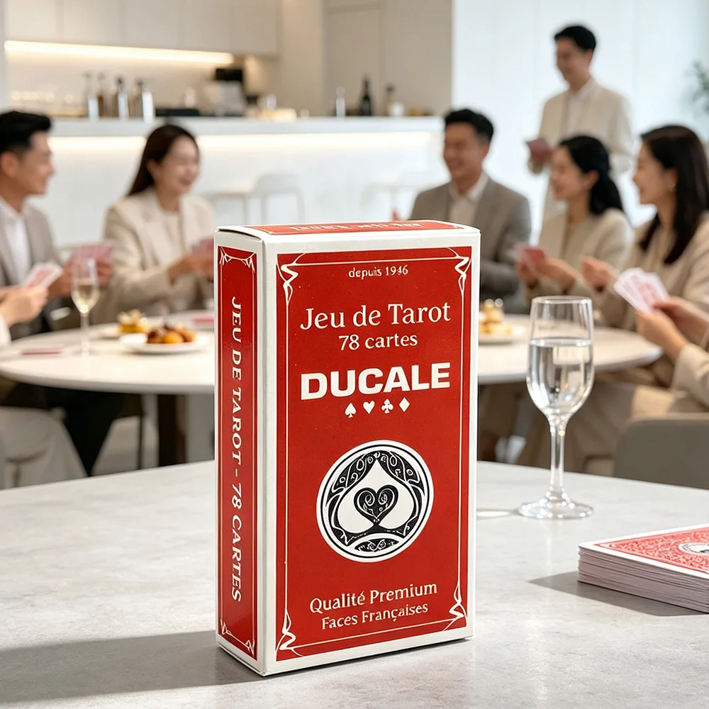 Ducale Jeu De Tarot Cards 78 Cards French Version Divination Tarot Cards Traditional Tarot Game Board Game for Family Party