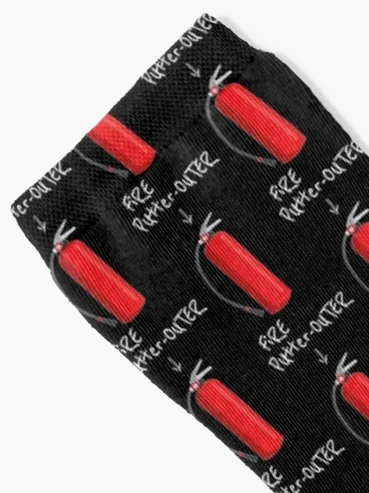 Fire Putter Outer Fire Extinguisher Socks Thermal man winter funny gifts Socks Girl Men's