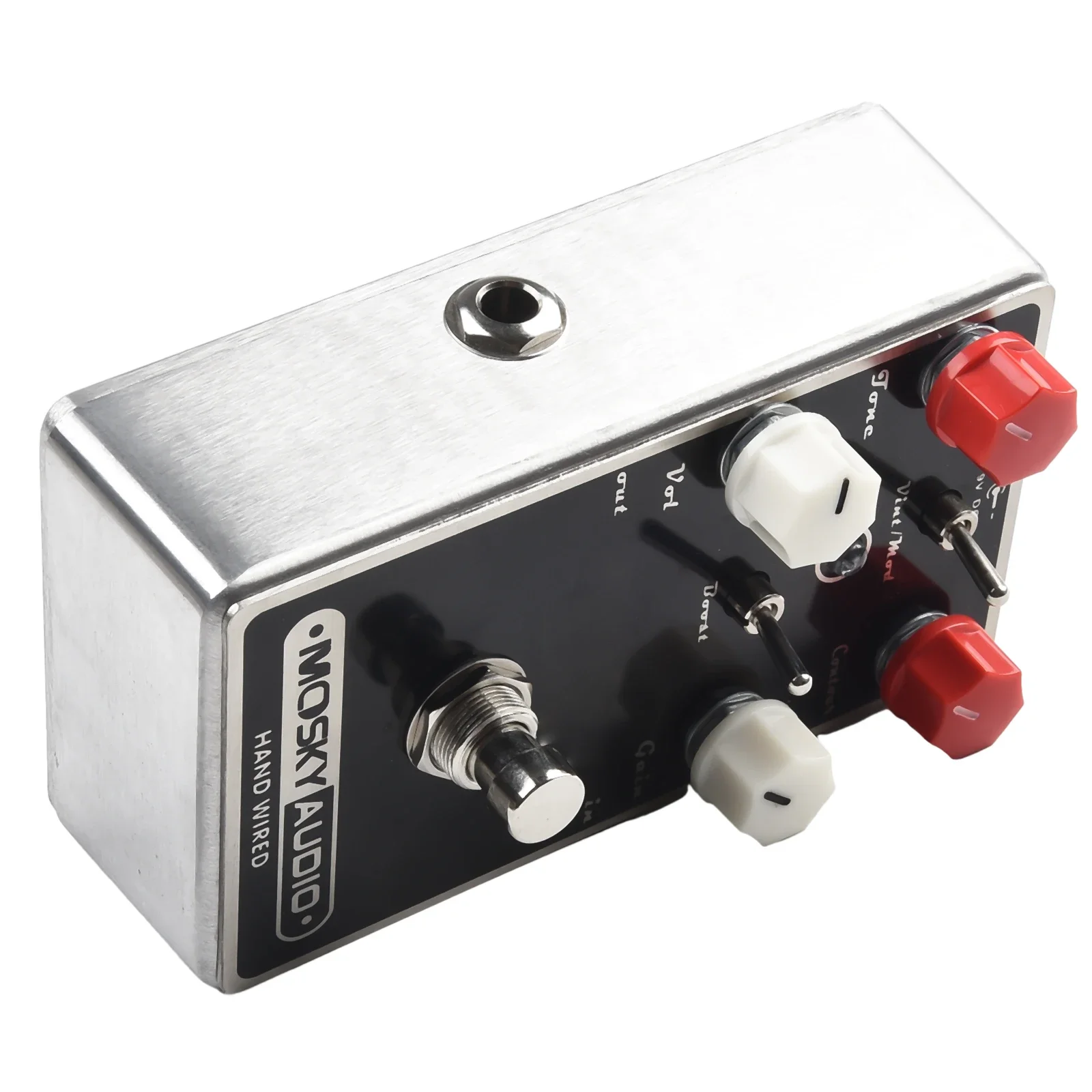 

New Style Guitar Effect Pedal Guitar Effect Pedal Overdrive Buffer Delay Reverb Guitar Effect Pedal Mosky Brown