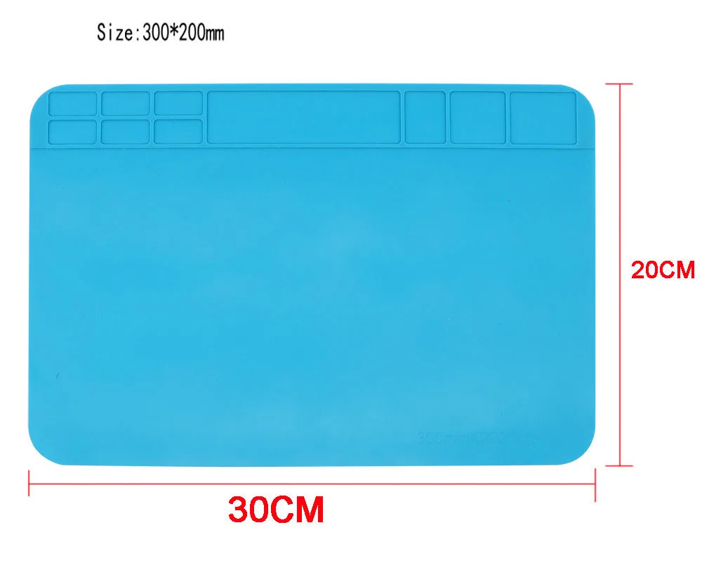 Isolação resistente ao calor estação de solda silicone esteira de solda eletrônica telefone uav reparação manutenção plataforma de trabalho almofada