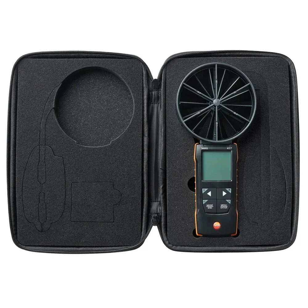 Testo417 Air Flow Meter Vane Anemometer Wind Speed Tester 0560 4170 Measuring Range 0.3 to 20 m/s