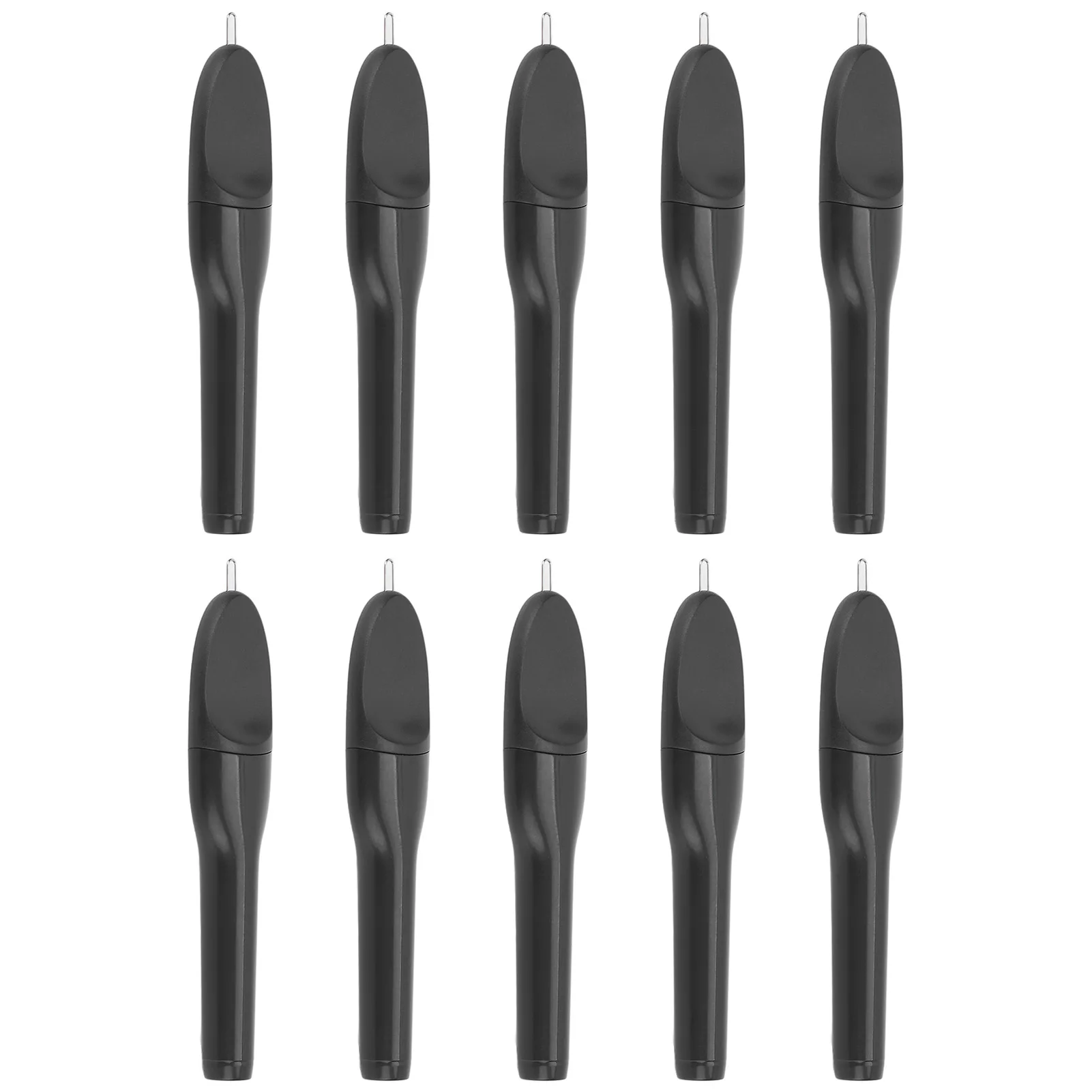 10pcs Hearing Aid Cleaning Brush Portable Hearing Amplifier Brushes with Wax Loop and Magnet Ear