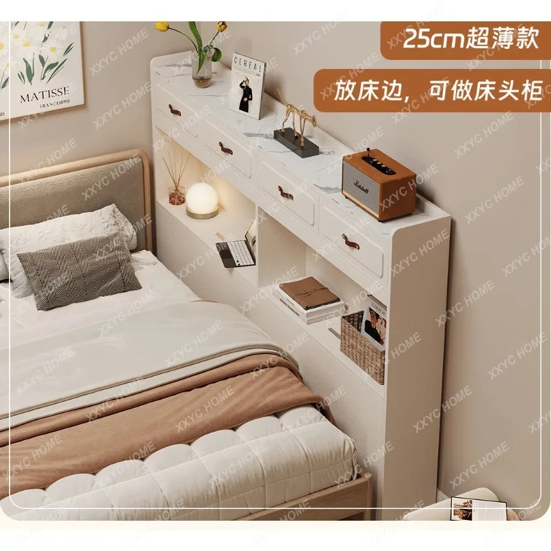 XX Slate 20cm crevice bedroom bedside narrow cabinet long locker modern simple creative bedside table