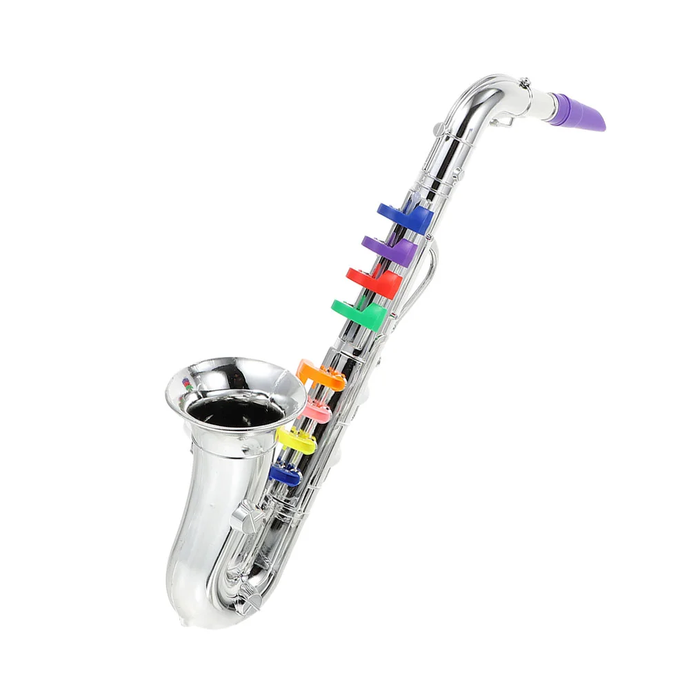 Trompeta de saxofón de tonos de simulación para niños y principiantes, Juguete Musical educativo temprano, juguetes para niños, accesorios de fiesta