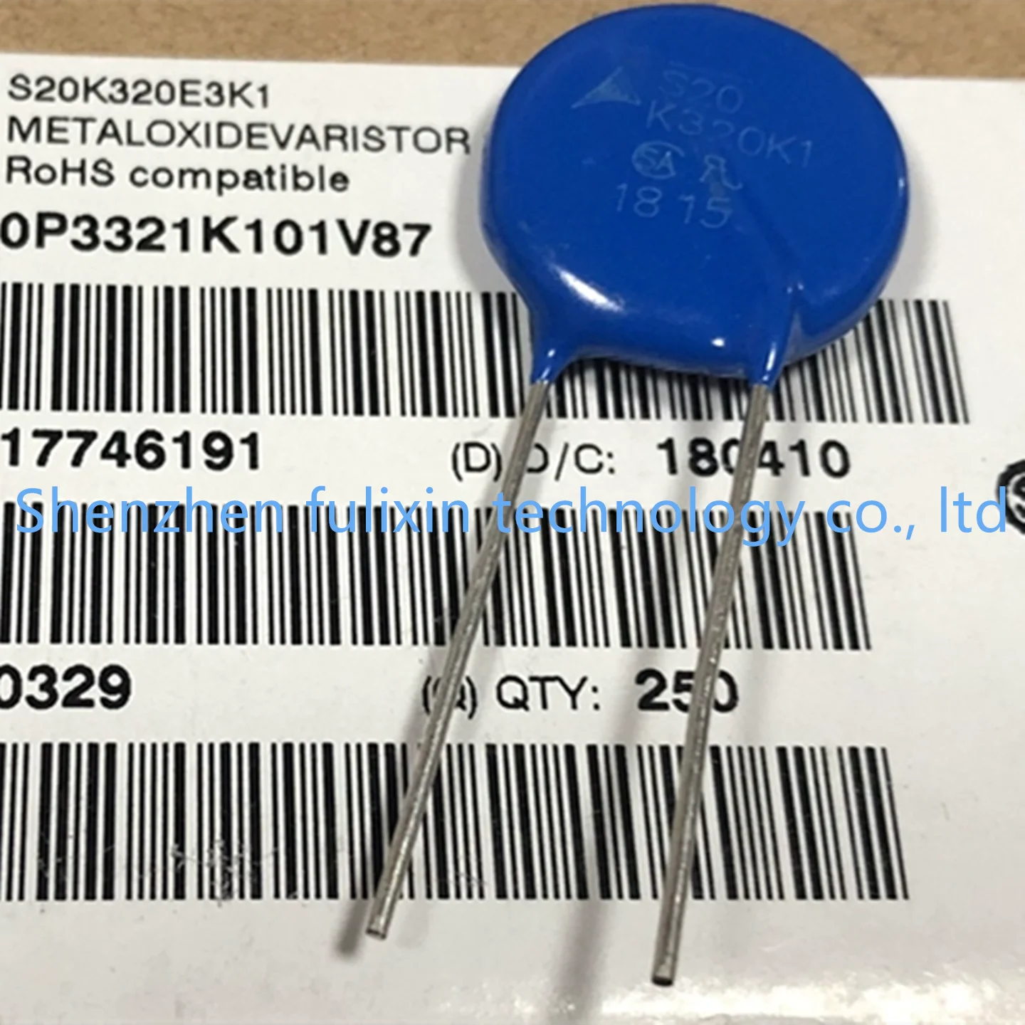 10PCS B72220P3321K101 S20K320K1 S20K320E3K1 320V 12KA 20mm varistors